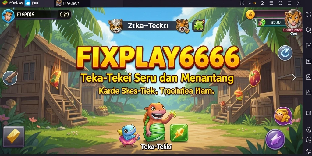 Antarmuka menarik dari game Teka-Teki FIXPLAY666.