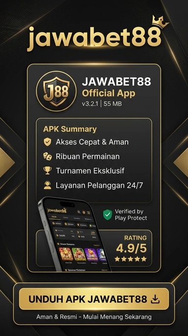 Tampilan halaman APK jawabet88